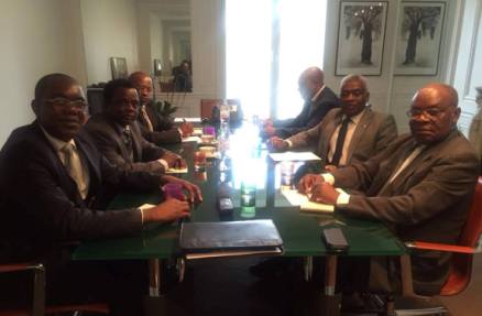 Los líderes del PP, MAIB y CORED reunidos en París.