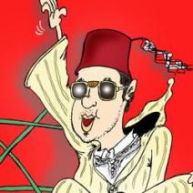 la-caricatura-que-hizo-khalid-gueddar-del-principe-moulay-ismael-primo-hermano-del-que-contrajo-matrimonio-a-finales-de-septiembre