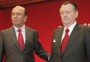 Alfredo Sáenz y Emilio Botín