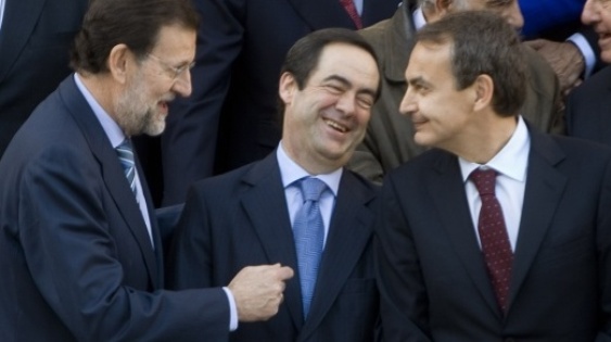 Rajoy, Rato y Zapatero