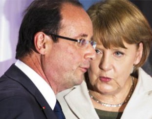 Hollande y Merkel