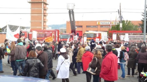 Manifestación en Collado Villalba por la Sanidad Pública