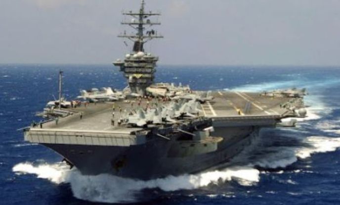 El portaaviones Eisenhower llega a la costa de Siria 