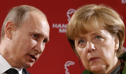 Putin y Merkel