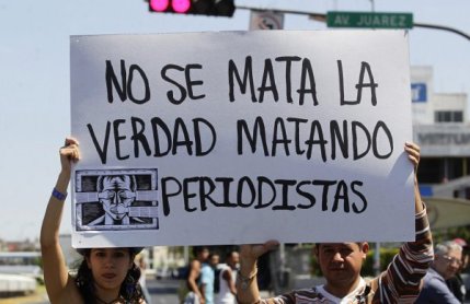 Manifestaciones en México por la muerte de periodistas