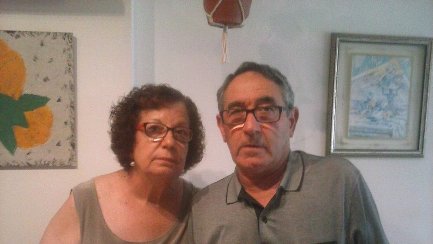Los padres de  Juan y Mª Rosa.