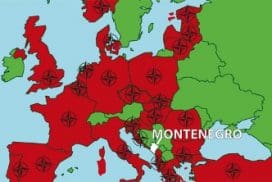 ¿Interesa a la Unión Europea que USA trate de cercar a Rusia? Montenegro entra en la OTAN con forces mappa17 montenegro2Ita