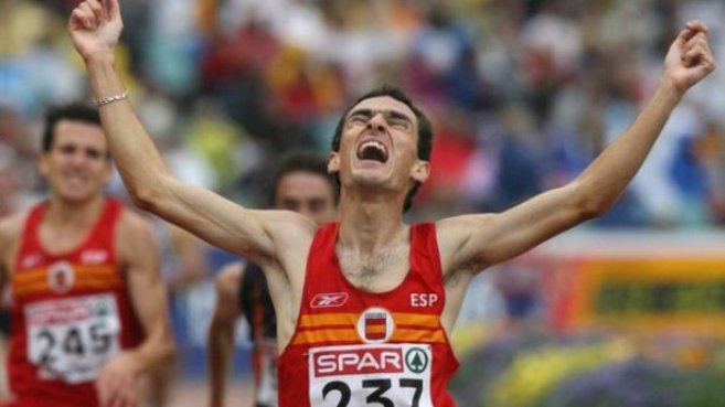 El atleta Jesús España.
