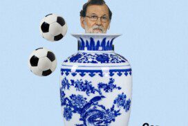 Rajoy futbolero: un "jarrón chino" de alto voltaje Rajoy